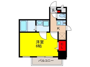 ｴｽﾘｰﾄﾞ阿波座ﾌﾟﾗｲﾑｺｰﾄ（605）の物件間取画像